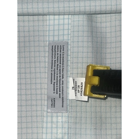 Nordstrom‎ Men's Long Sleeve Medium Button Down Shirt 16 Neck 33/32 Mint Green - Picture 13 of 15